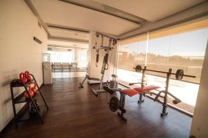 Fitness centrum a/nebo fitness zařízení v ubytování Hotel Estilo MB - Villa Carlos Paz
