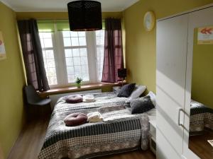 Posteľ alebo postele v izbe v ubytovaní Apartament Nectar Pond