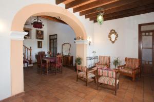 Гостиная зона в Agroturismo Sa Duaia
