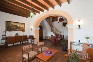 Гостиная зона в Agroturismo Sa Duaia