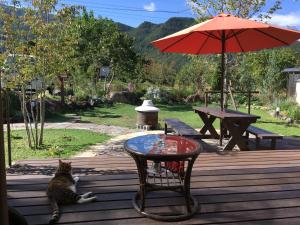 Zahrada ubytování Shinshu Wakaho Gibier B&B