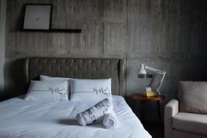 Krevet ili kreveti u jedinici u okviru objekta CoffeeLoft