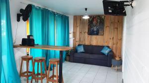 Posezení v ubytování HABITATION BIOCHE