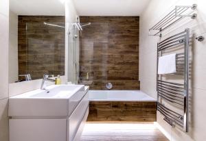 Koupelna v ubytování HOTEL PECR DEEP