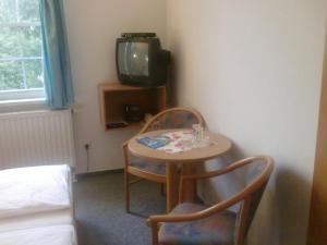 TV a/nebo společenská místnost v ubytování Hotel & Restaurant "Zum Firstenstein"