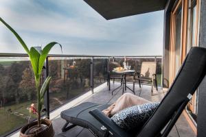 Balkón alebo terasa v ubytovaní Panorama Suite - Top Apartment - Gliwice
