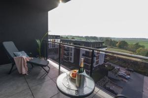 Balkón alebo terasa v ubytovaní Panorama Suite - Top Apartment - Gliwice