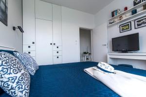Televízia a/alebo spoločenská miestnosť v ubytovaní Panorama Suite - Top Apartment - Gliwice