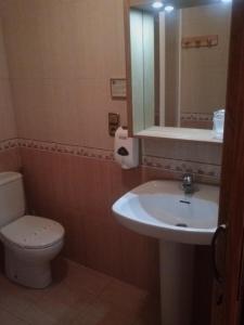 Koupelna v ubytování Casa Rural Arratzain