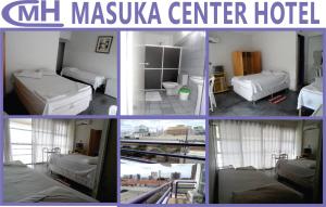 Cama o camas de una habitación en Masuka Center Hotel