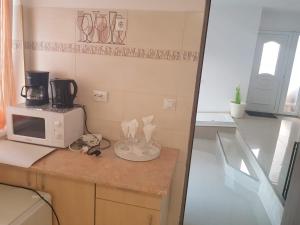 Kjøkken eller kjøkkenkrok på Georgiana Apartments