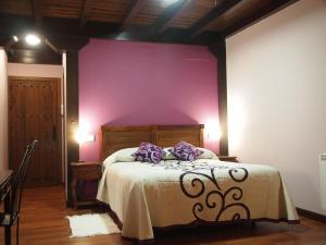 Posteľ alebo postele v izbe v ubytovaní Hostal El Cerro - Only Adults