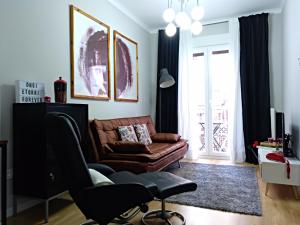Ruang duduk di Markelenea - Bilbao – Casco Viejo – Parking – WIFI Gratis