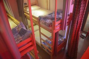 Palanda nebo palandy na pokoji v ubytování Salaam Namastey Backpackers
