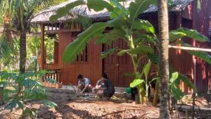 Zahrada ubytování Homestay Xóm Dừa Nước