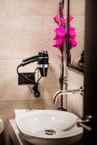 Koupelna v ubytování Hotel Viza
