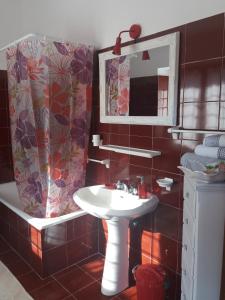 A bathroom at Le Tre Rose