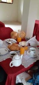 Сніданок для гостей Puente de Gocta