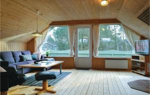 Χώρος καθιστικού στο Holiday Home Bjerregårdsvej Hvide Sande Denmark