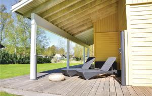 Zahrada ubytování Two-Bedroom Holiday Home In Jagerspris