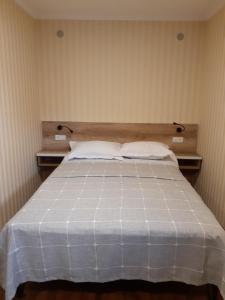 מיטה או מיטות בחדר ב-Apartment borjomi, Erekle street, 21A