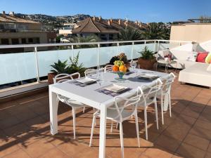 Balkón nebo terasa v ubytování Penthouse La Paz 9 - Castle view