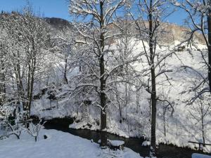Wellness privát Štyri Lipy during the winter