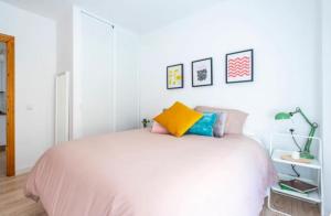 Posteľ alebo postele v izbe v ubytovaní Apartamento MINAGA 2