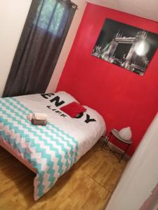 Postel nebo postele na pokoji v ubytování Villa k'nel