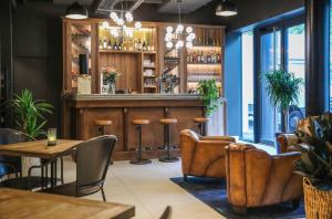 Posezení v ubytování ibis Styles Puteaux Paris La Defense