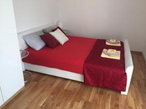 Postel nebo postele na pokoji v ubytování Villa Providenca Volme Hrvatska