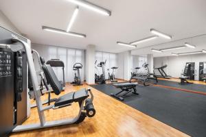 Fitness centrum a/nebo fitness zařízení v ubytování Exe Las Palmas