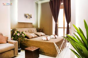 Χώρος καθιστικού στο Sweet House