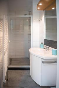 Ένα μπάνιο στο Appartement de Berghoeve