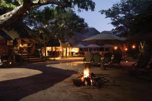Garden sa labas ng Tembe Elephant Park Lodge