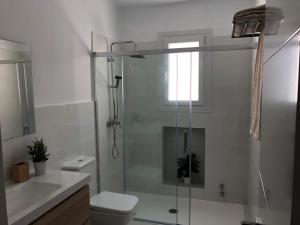 Kúpeľňa v ubytovaní Apartamento Malagueta 1 Linea playa centro Malaga