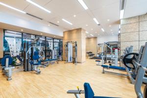 Gimnasio o equipamiento deportivo en Golden Central Hotel Serviced Residence-Xin Hao E Du金中环服务公寓新浩e都店