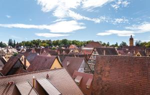 a view of a city with roofs at Hotel Luise & Luisenhof in Dinkelsbühl +27 photos