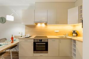 Kuchyňa alebo kuchynka v ubytovaní BUDAPEST DOWNTOWN Residences - AC,ELEVATOR,TERRACE