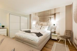 Posteľ alebo postele v izbe v ubytovaní BUDAPEST DOWNTOWN Residences - AC,ELEVATOR,TERRACE