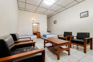 Χώρος καθιστικού στο Satriafi Hotel