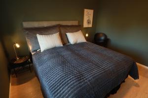 Ένα ή περισσότερα κρεβάτια σε δωμάτιο στο Modern apartment with seaview