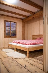 Postel nebo postele na pokoji v ubytování Restaurant und Kaeserei Berghof