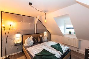 A bed or beds in a room at Zuhause in der Ferne