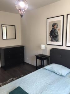 Posteľ alebo postele v izbe v ubytovaní Thermal Forest Apartment