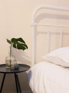 Postel nebo postele na pokoji v ubytování Appartement Plek in Holten