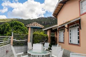 Γενική θέα στο βουνό ή θέα στο βουνό από  αυτό το πανδοχείο