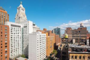 Nespecifikovaný výhled na destinaci New York nebo výhled na město při pohledu z hotelu