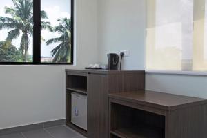 Kuchyň nebo kuchyňský kout v ubytování Hotel ali Imran