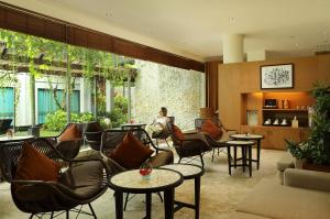 Posezení v ubytování Padma Resort Legian
